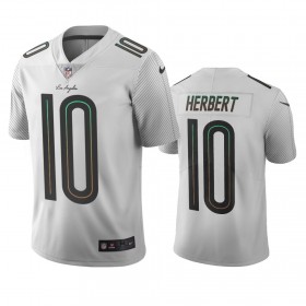 Camiseta Hombre NFL Los Angeles Chargers Justin Herbert 10 Blanco City Edition Vapor Limited